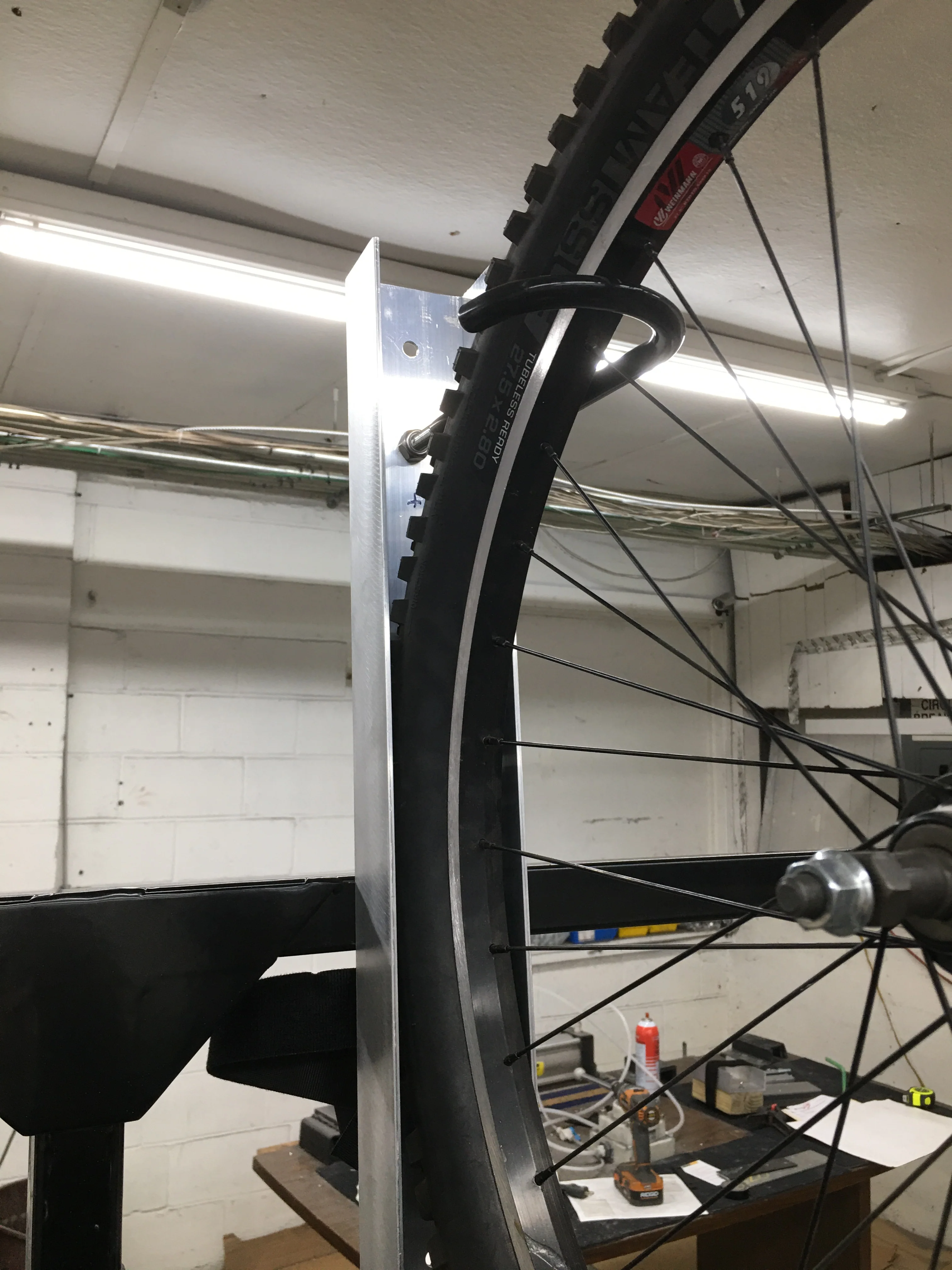 Yakups® Bicycle Rack Attachment for RV Racks ( Holds standard or electric up to 2.8" wide tires) - Image 3