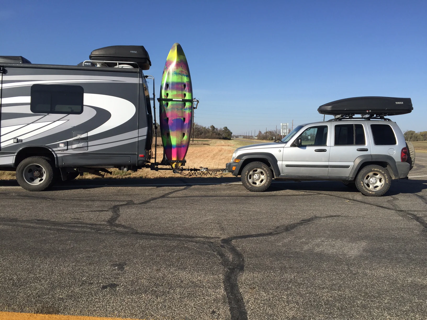 Dual Hitch extension bar for ( FOR FLAT TOWING ONLY) - Image 3
