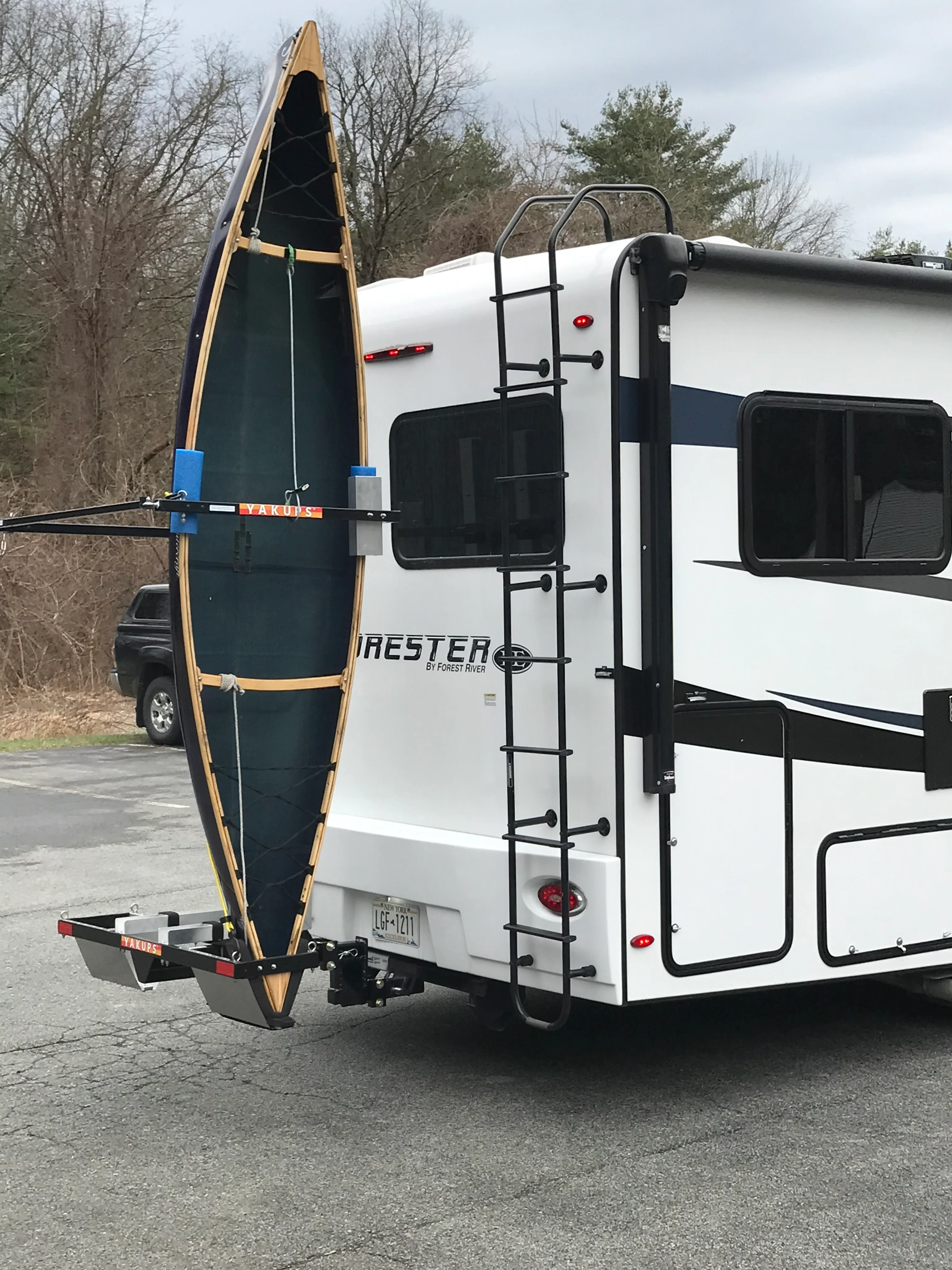 Customized Yakups® RV Vertical Kayak racks! SEE the Possibility's Versatile racks carry Paddle boards, Bikes, Kayaks - Image 15