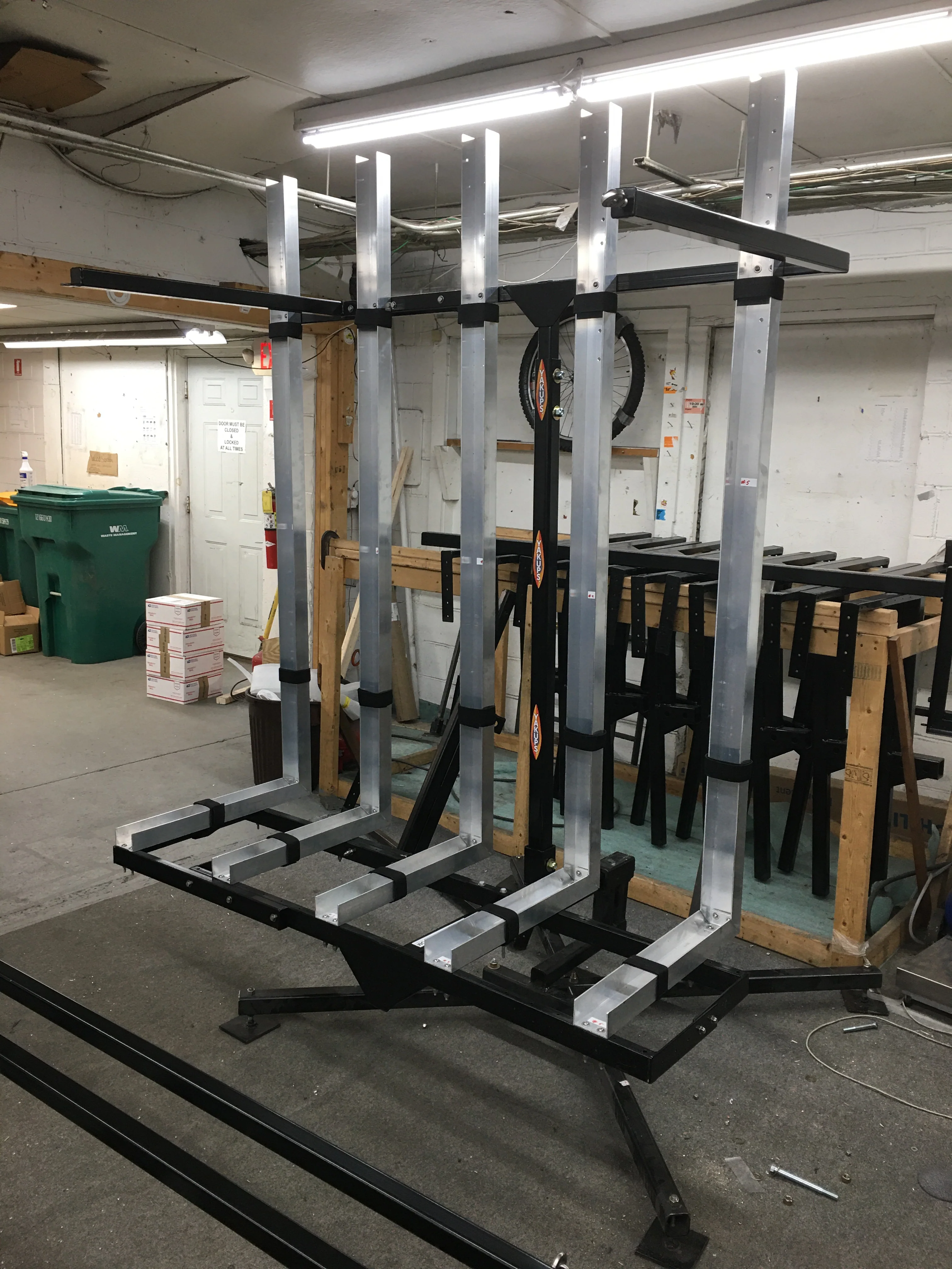Customized Yakups® RV Vertical Kayak racks! SEE the Possibility's Versatile racks carry Paddle boards, Bikes, Kayaks - Image 6