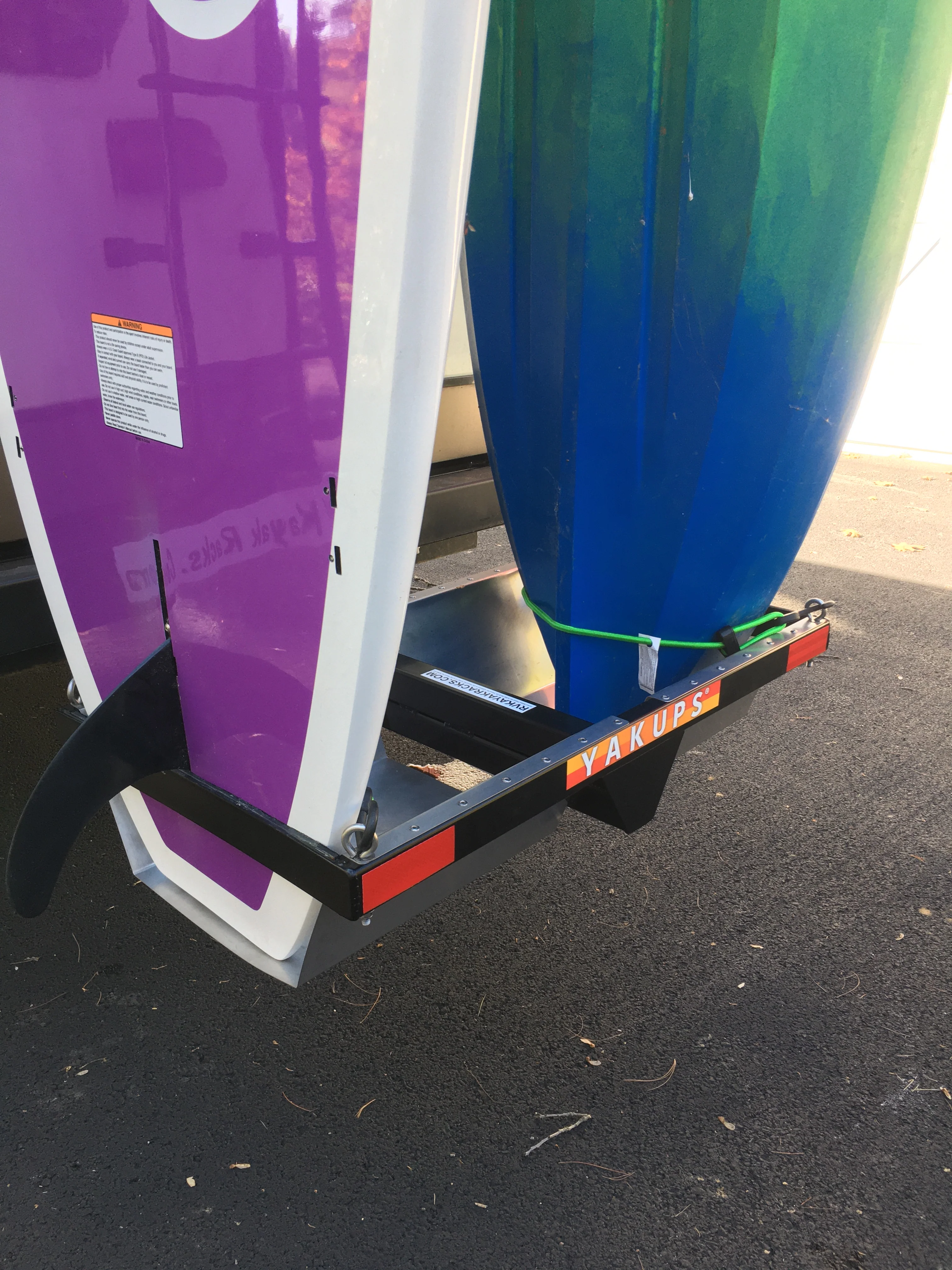 SAVE $300 until 3/18/26  ON MOST MODELS Yakups®  brand Vertical Kayak Racks 2KR37W (2 Kayaks up to 32" wide / Paddle boards or Surfboards) RV Racks - Image 3